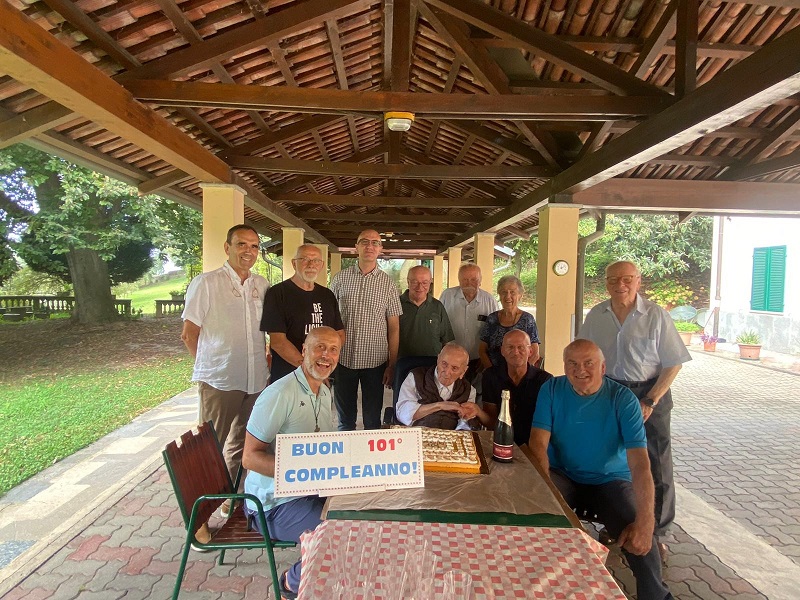 Lombriasco celebra il 101º compleanno di Zampieron, coadiuvante all’istituto salesiano per oltre 70 anni