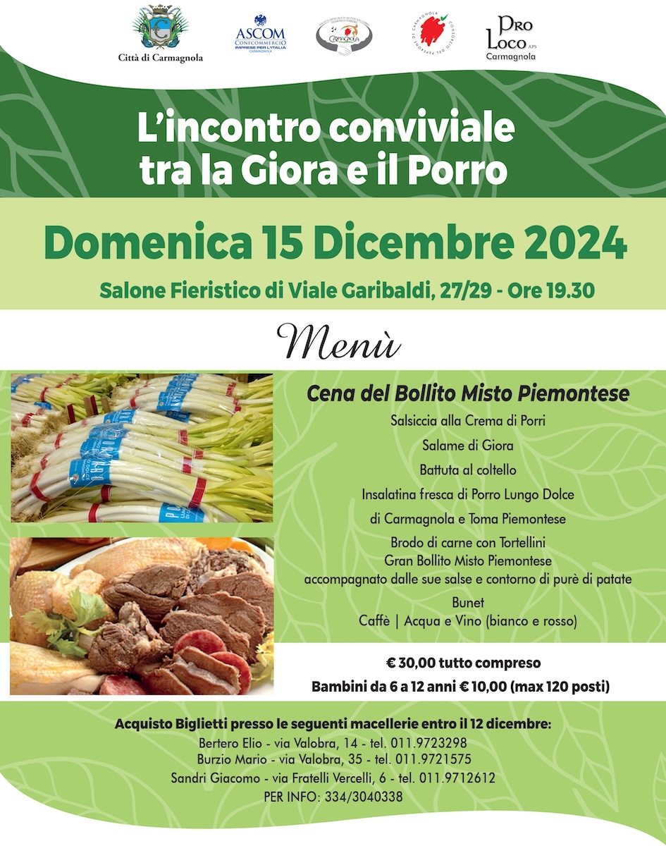 fiera giora porro carmagnola