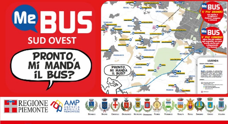 A Piobesi e Vinovo disponibile il servizio MeBUS