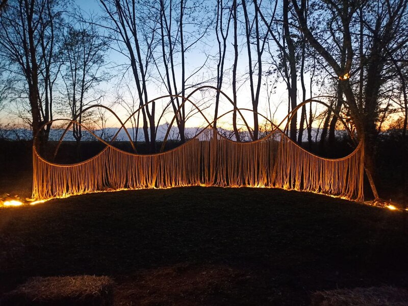Inaugurato a Racconigi il Masca Theatron, palcoscenico ecologico nel Sentiero del Maira