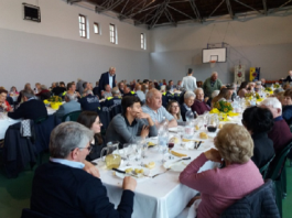 Casalgrasso pranzo dell'anziano volontario