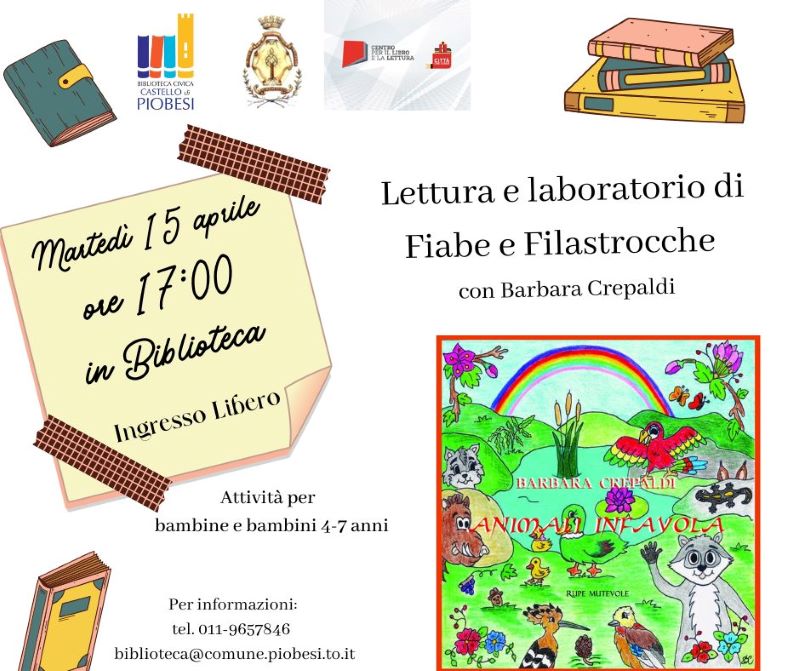 A Piobesi lettura di fiabe e filastrocche in biblioteca