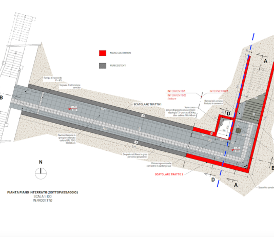 sottopassaggio stazione carmagnola