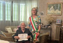 Caterina Fissore centenaria Carmagnola