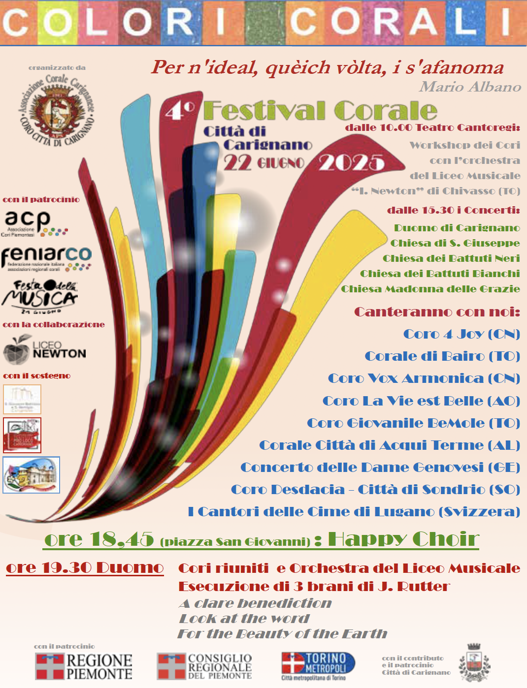 festival corale carignano