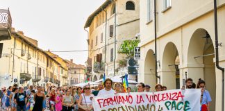 corteo per gaza carmagnola