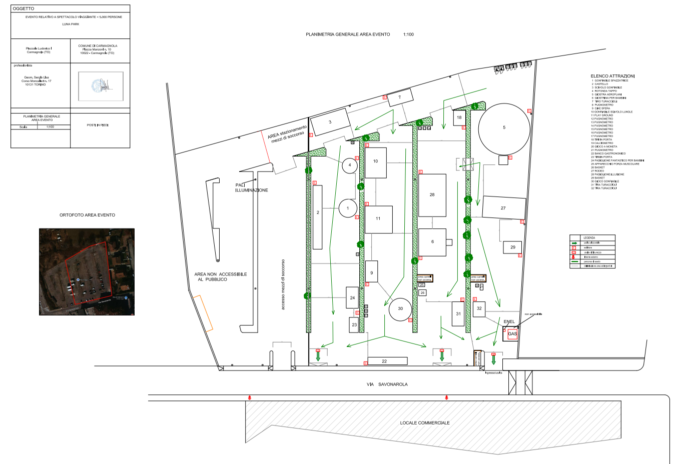 giostre luna park carmagnola fiera del peperone 2025