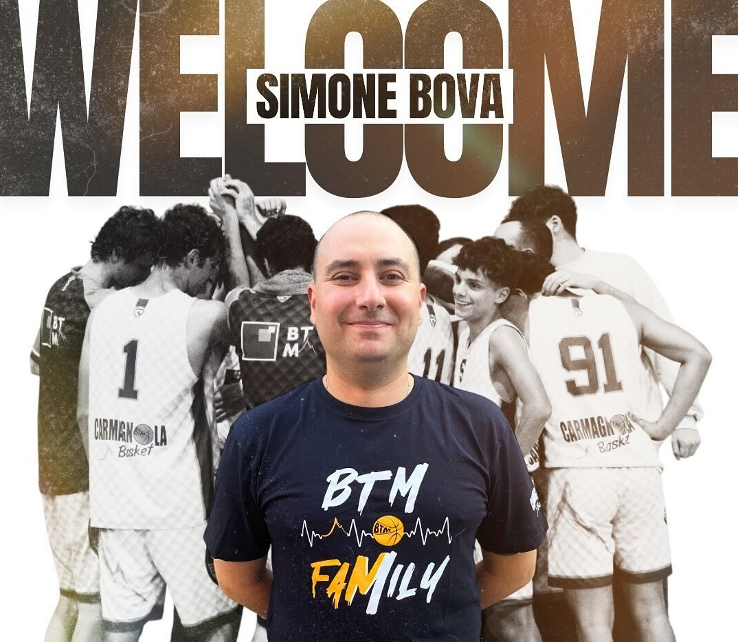 Parla Simone Bova, nuovo coach della BTM Basket Carmagnola