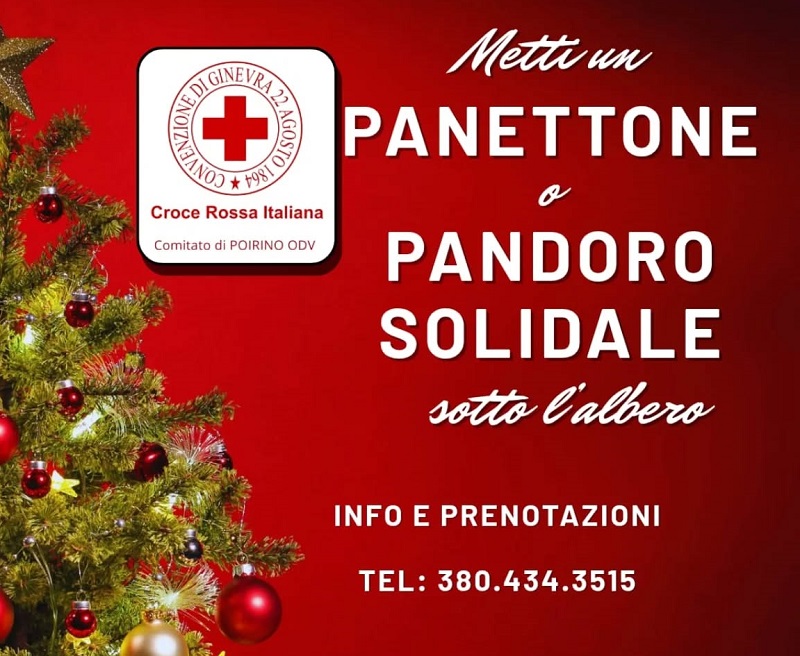 Disponibili i panettoni solidali della Croce Rossa di Poirino