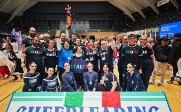 Le Nuvole trionfano ai Mondiali di Cheerleading a Takasaki Le Nuvole mondiali