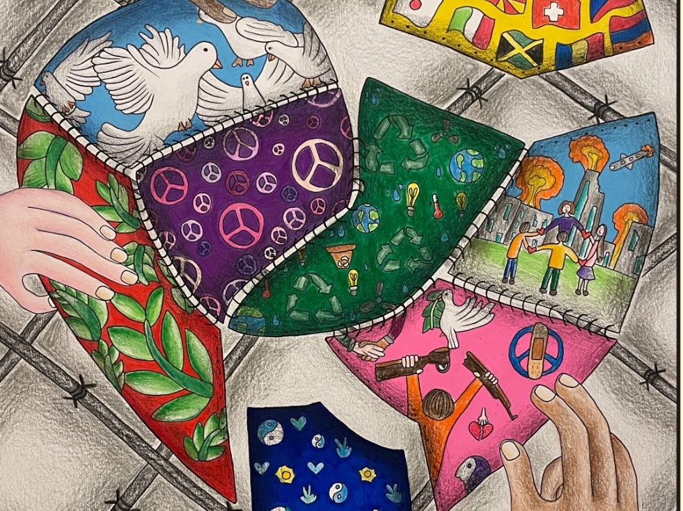 Aurora Sola (IC2 Carmagnola) trionfa nelle selezioni del concorso Lions "Un poster per la Pace"