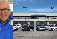 Giuseppe Lanfranco, presidente Ascom Carmagnola, festeggia 50 anni di lavoro