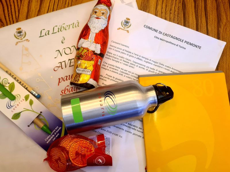 Un dono per gli studenti da parte del Comune di Castagnole