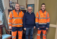 A Moretta entra in servizio il nuovo cantoniere comunale Moretta cantoniere nuovo