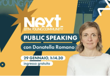 Donatella Romano parla di Public Speaking a Next BTM next young community btm donatella romano