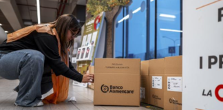 Una delle attività principali della Caritas parrocchiale di Santena è stata la distribuzione dei pacchi alimentari