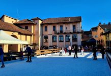 Castagnole Piemonte: torna la pista di pattinaggio sul ghiaccio Castagnole pista ghiaccio pattinaggio