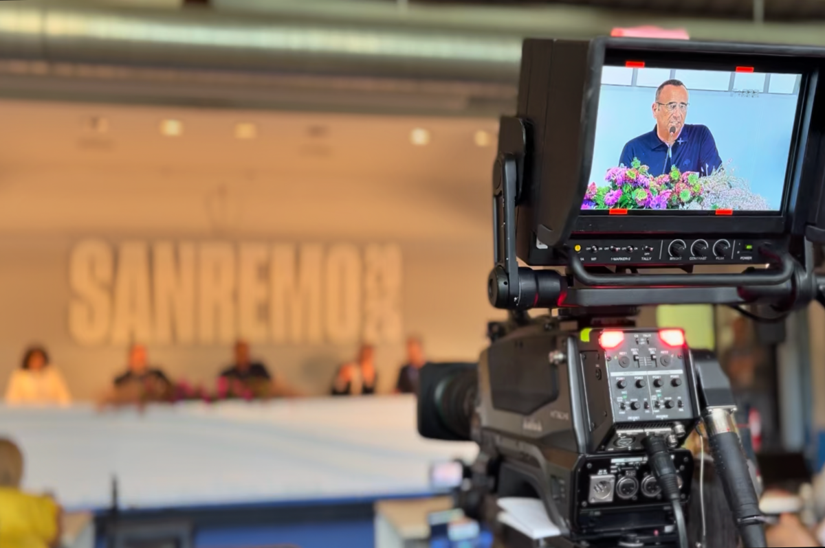 Sanremo 2026 Sala Stampa Carlo Conti