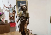 Piobesi statua San Rocco