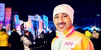 Maurizio Falconi tedoforo alle Paralimpiadi 2026