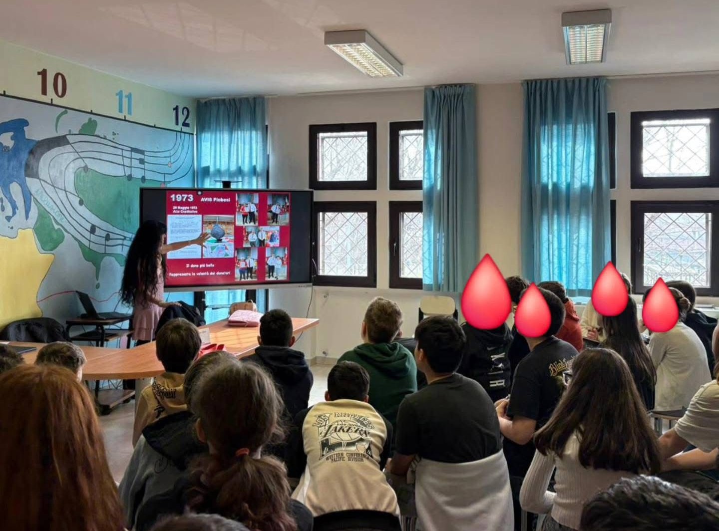 Piobesi: incontro tra i volontari Avis e gli alunni delle scuole