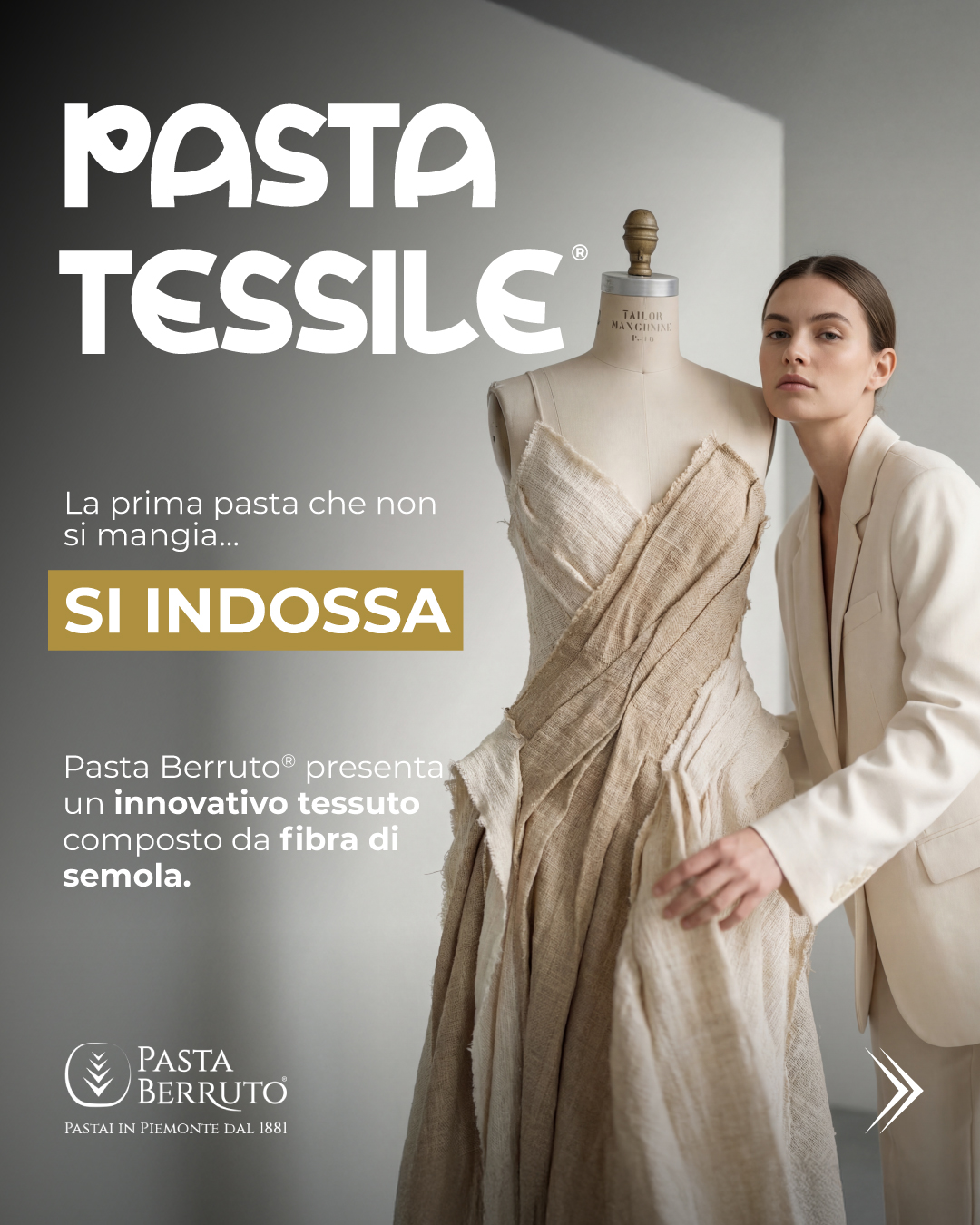 pasta tessile fibra canapa semola berruto carmagnola