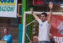 delfini basket coach Vittorio Testa