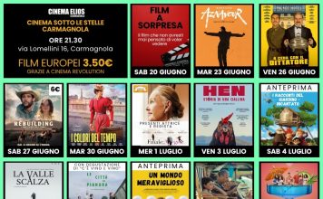 cinema all'aperto carmagnola estate 2026