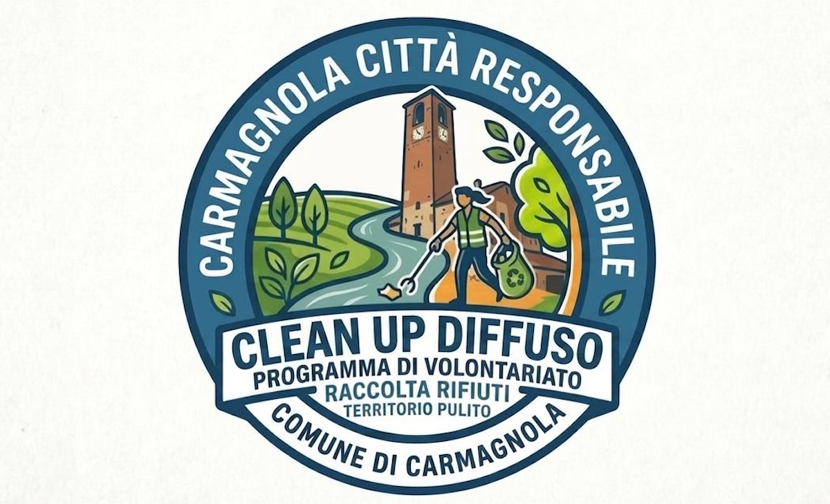 volontari rifiuti carmagnola città responsabile clean up diffuso
