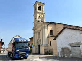 traffico pesante a salsasio di carmagnola