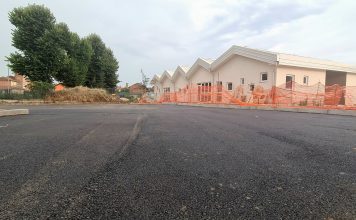 Castagnole: ultimata l’asfaltatura del parcheggio del futuro parco comunale Castagnole asfaltatura