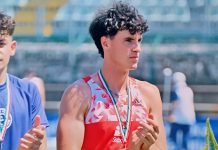 Lorenzo Costa in finale nazionale di Giavellotto U18 Lorenzo Costa