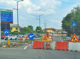 Nel vivo i lavori per la nuova rotonda in via Poirino a Carmagnola lavori via poirino carmagnola