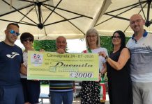 Donati all’Auser 2000 euro, ricavati dalla StraCarmagnola 2026 stracarmagnola auser