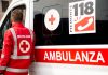 ambulanza incidente 118 ciclista investito a pralormo