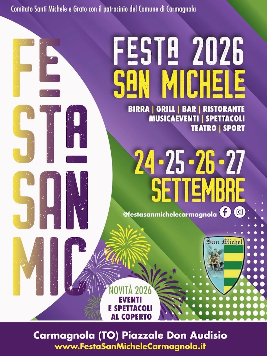 Festa di San Michele 2026 a Carmagnola
