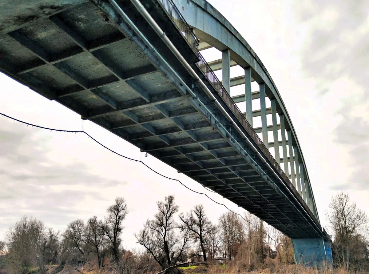 ponte sul po carignano